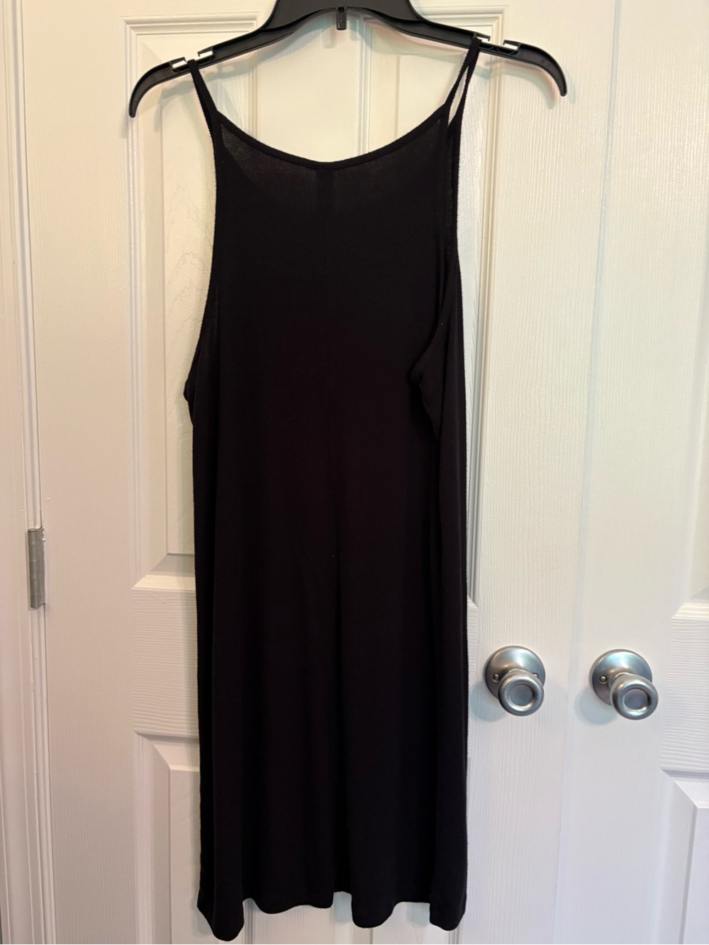 Athleta Black Spaghetti-Strap Midi nightgown